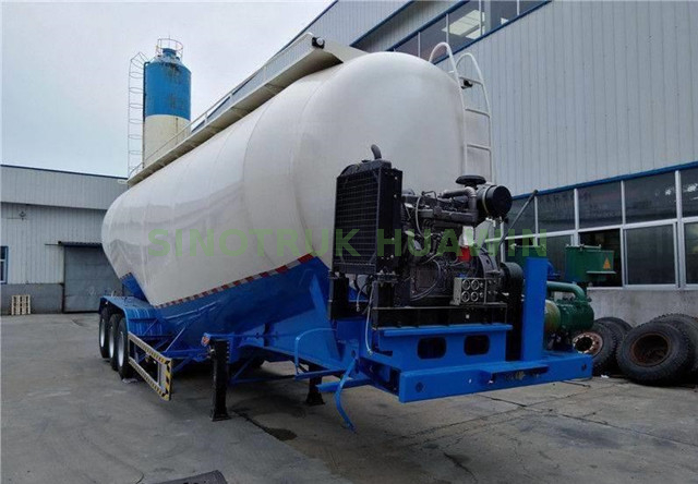 Semirremolque cisterna de cemento de 3 ejes-35CBM