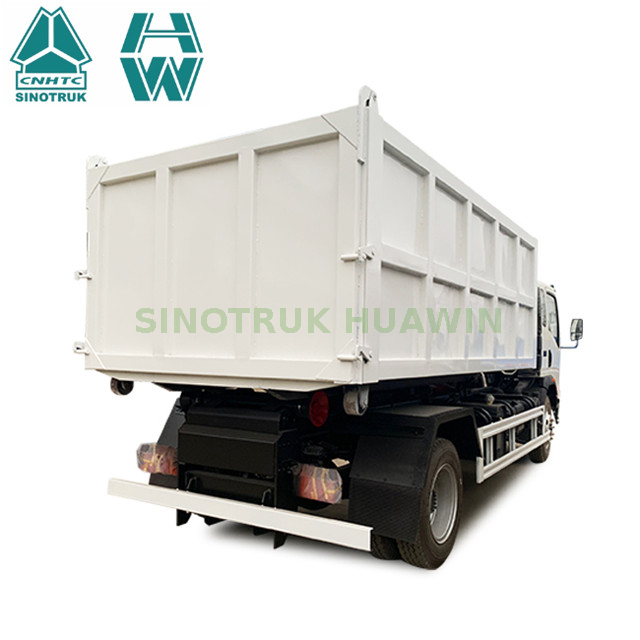 Camión de basura SINOTRUK 4X2 con brazo elevador de gancho