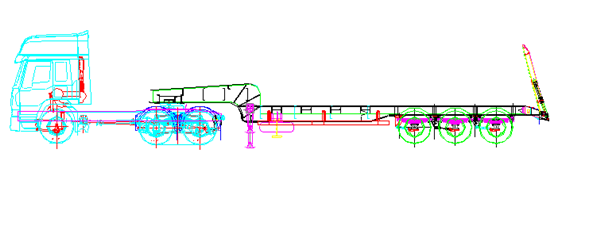 Semirremolque de superficie plana_ 副 副