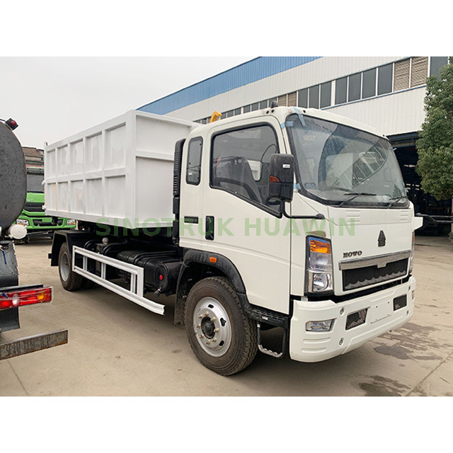 Camión de basura SINOTRUK 4X2 con brazo elevador de gancho