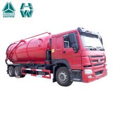 Camión cisterna de succión de aguas residuales de vacío Sinotruk Howo 6X4
