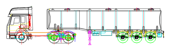 Aceite, l&iacute;quido qu&iacute;mico y semi-remolque de riego_ 副 副