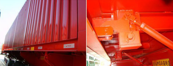 Carril de semirremolques de descarga