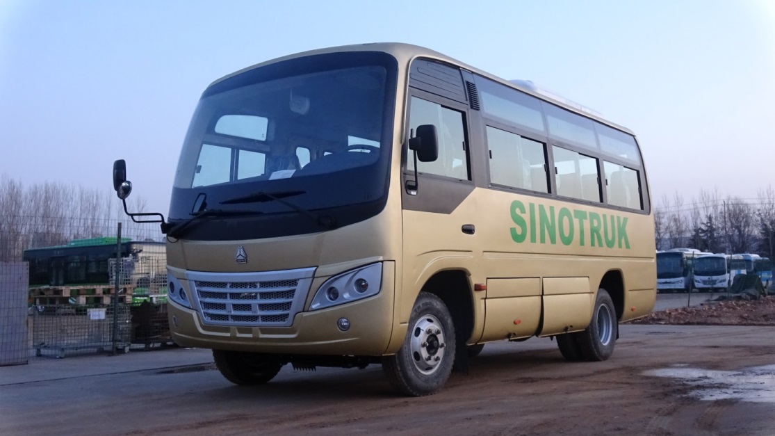 Sinotruk 6 Metros City Bus GNC Motor