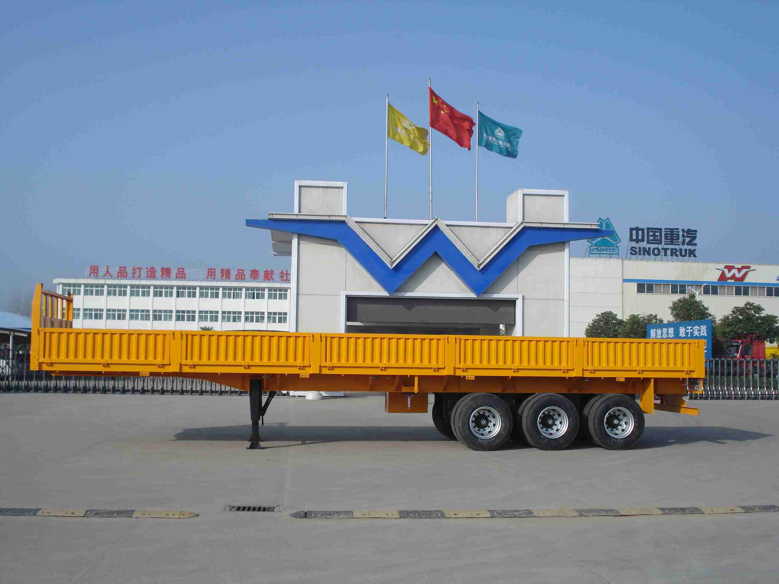 Semi remolques de pared de 3 ejes (3)