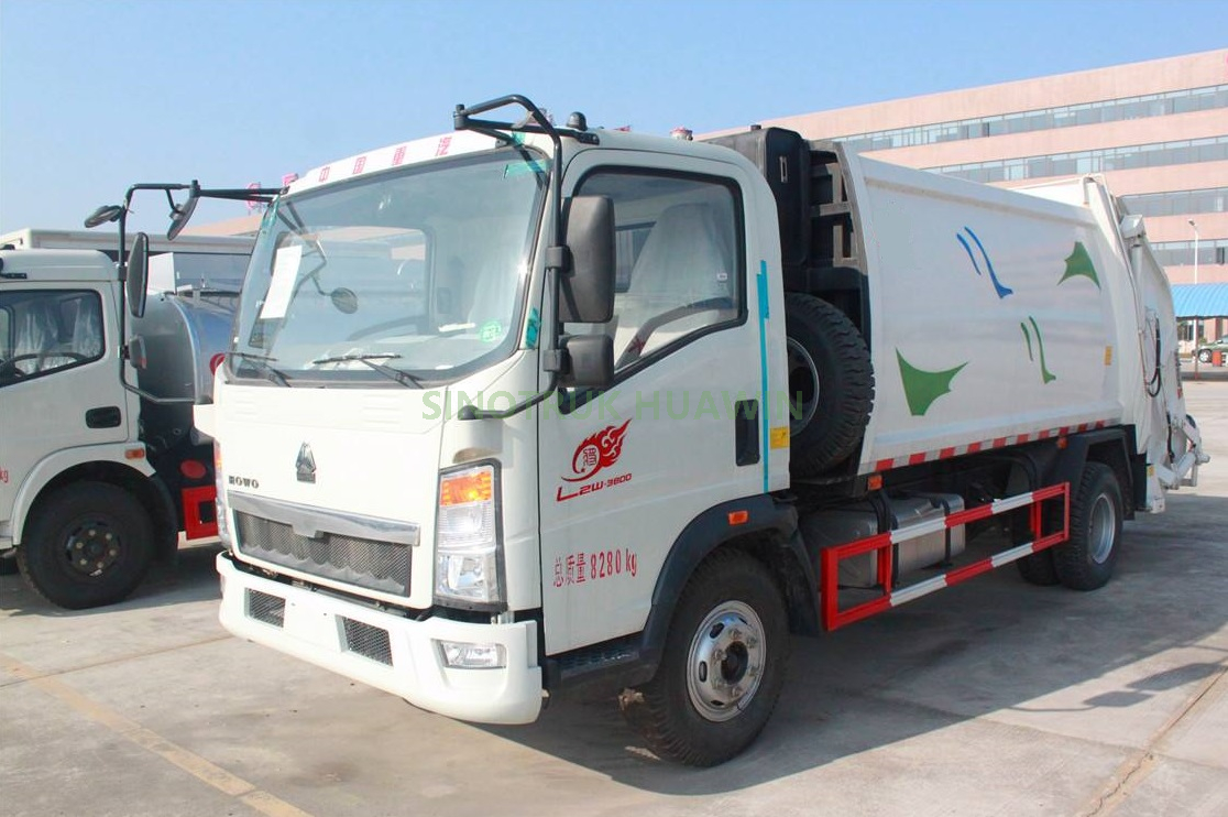 Camión compactador de basura SINOTRUK HOWO 4X2