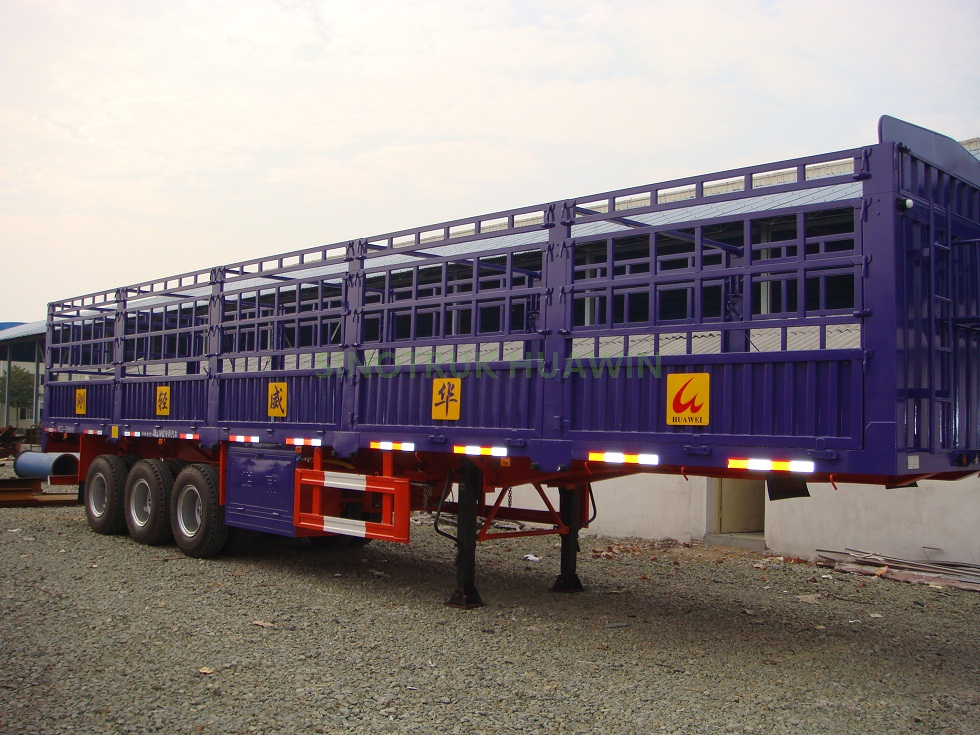 SINOTRUK 40FT Semirremolque de almacén de 3 ejes