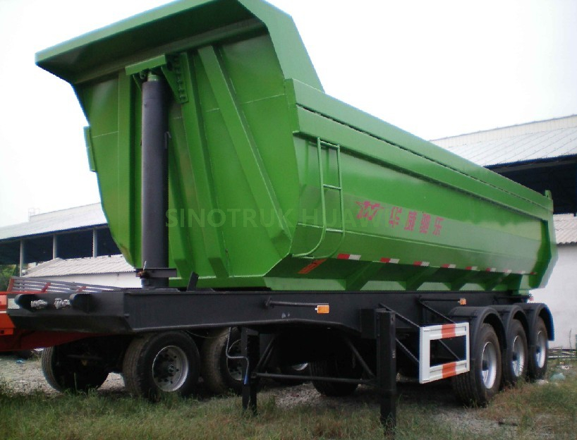Semirremolque volquete de 3 ejes SINOTRUK en forma de U