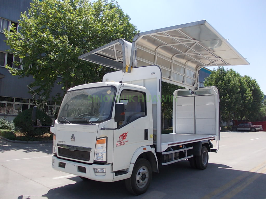 Camión SINOTRUK HOWO 4X2 Wing Van
